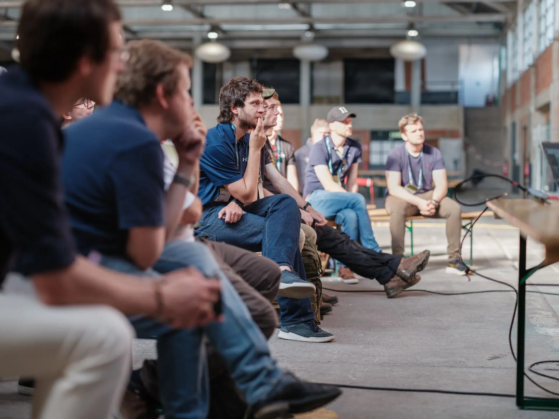 Team during a defence hackathon